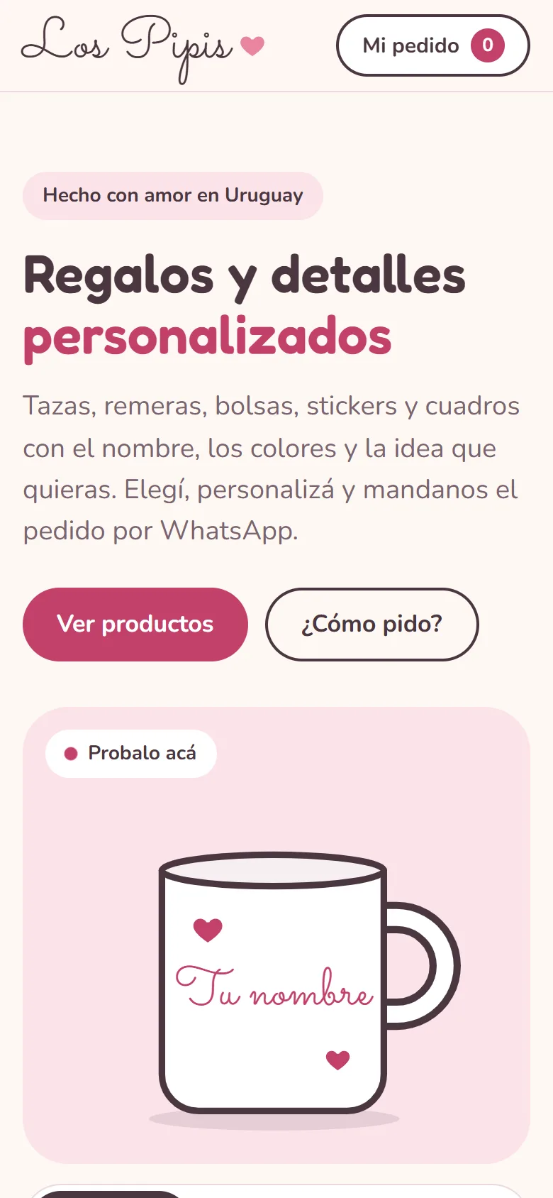 Portada en el celular